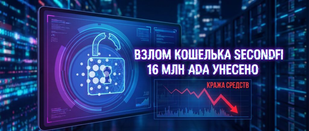 Взлом кошелька SecondFi на Cardano унес 16 млн ADA