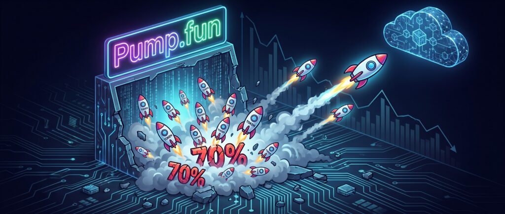 70% токенов Pump.fun умирают в день запуска