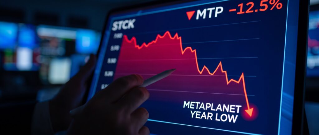 Акции Metaplanet упали до минимума года