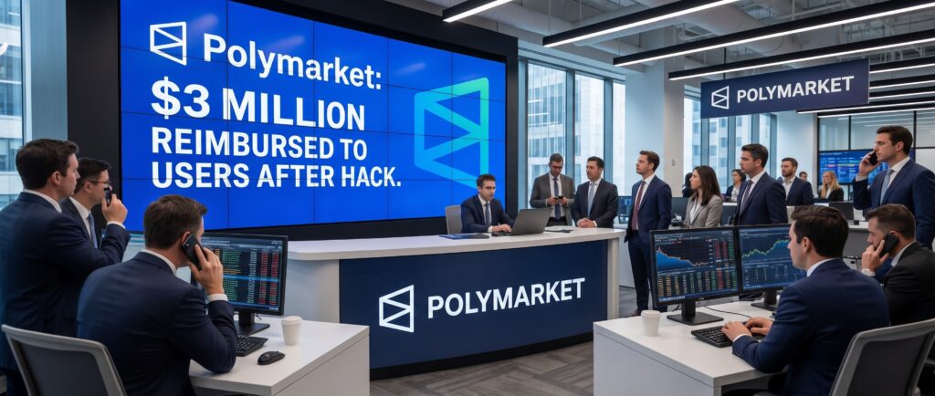 Polymarket возместит $3 млн после взлома