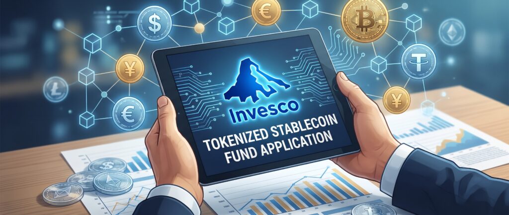 Invesco подала заявку на токенизированный фонд стейблкоинов
