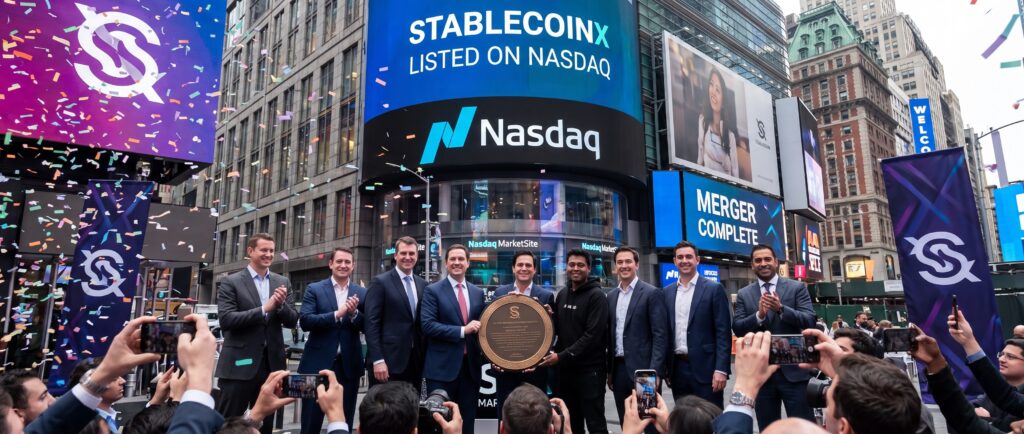 StablecoinX вышла на Nasdaq после слияния