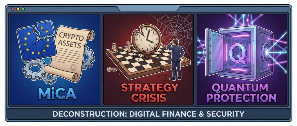 Деконструкция: MiCA, кризис Strategy и квантзащита