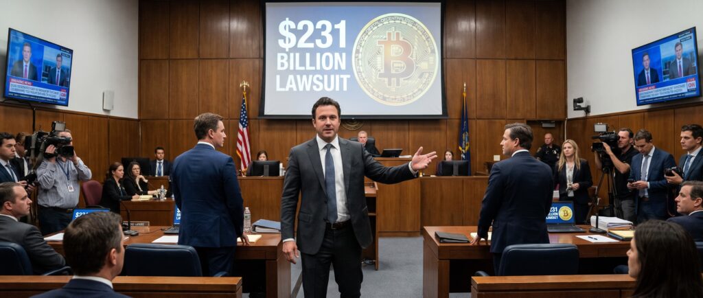 Владелец биткоинов оспорил иск на $231 млрд