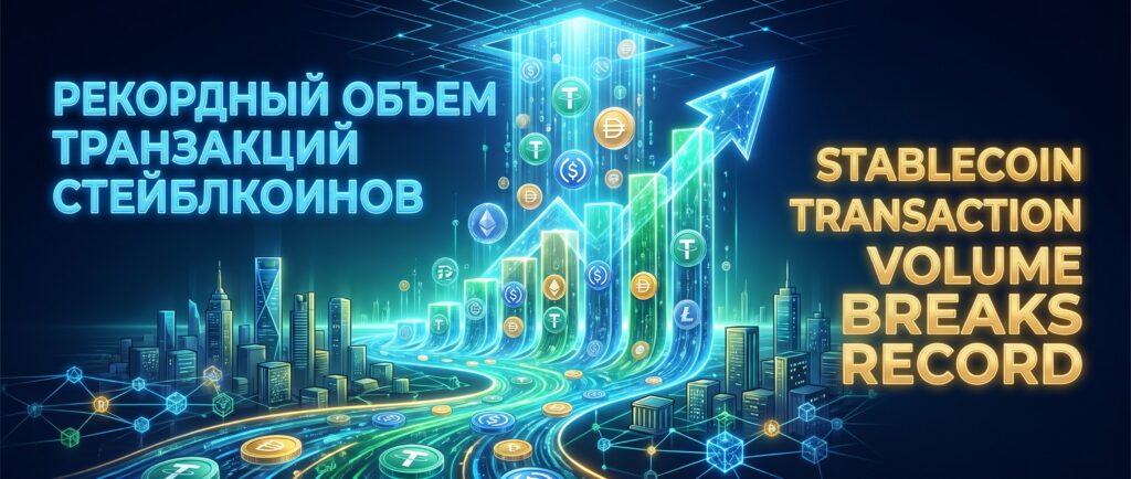 Объем транзакций стейблкоинов обновил рекорд