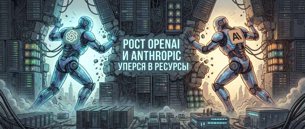 Рост OpenAI и Anthropic уперся в ресурсы