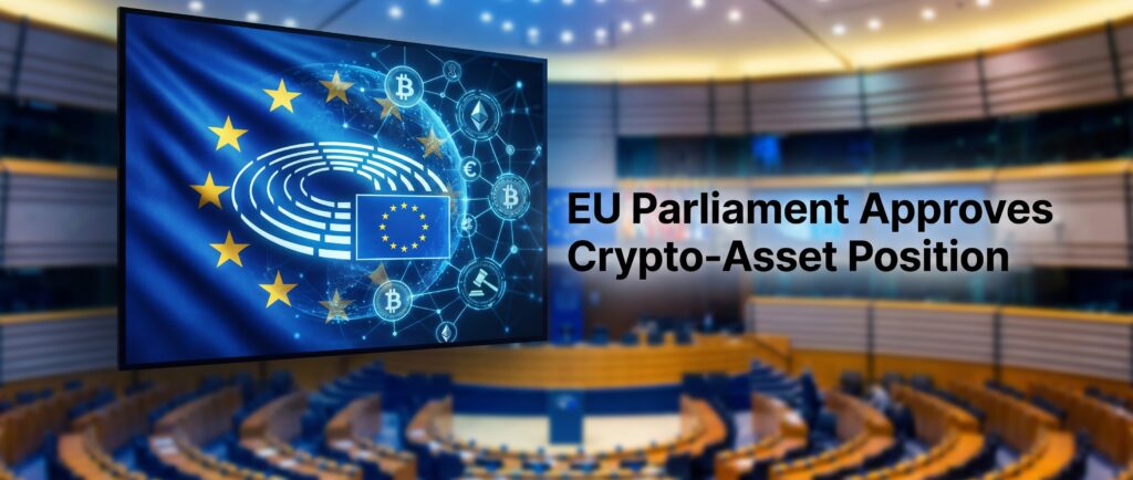 Европарламент утвердил позицию по криптоактивам