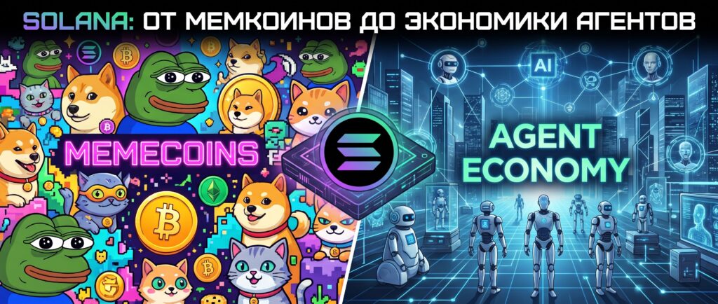 Solana: от мемкоинов до экономики агентов