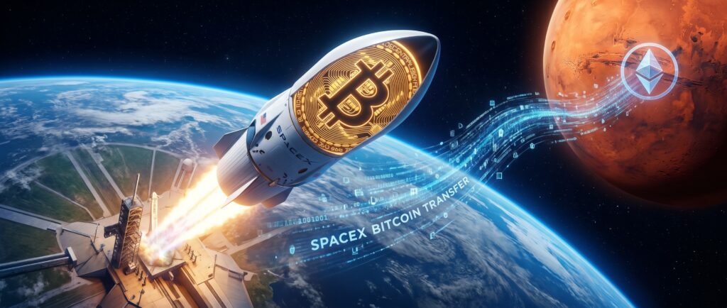 SpaceX впервые за полгода переместила биткоины