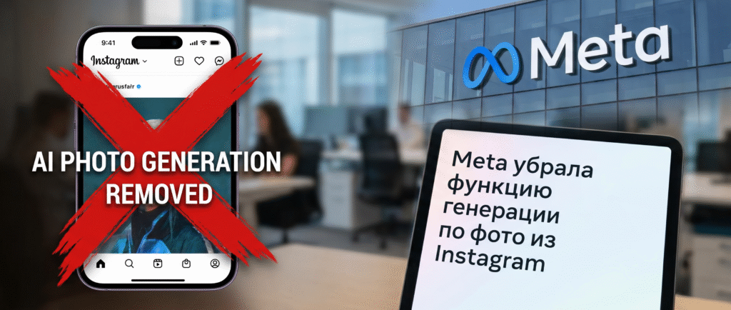 Meta убрала функцию генерации по фото из Instagram