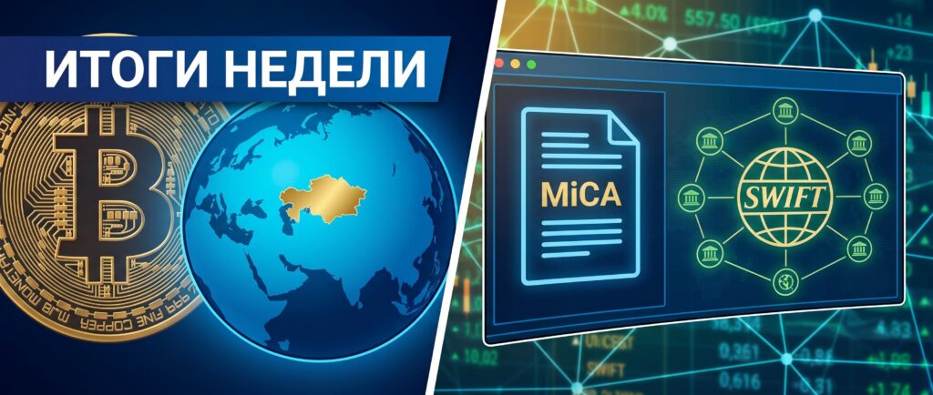 Итоги недели: биткоин, Казахстан, MiCA и SWIFT