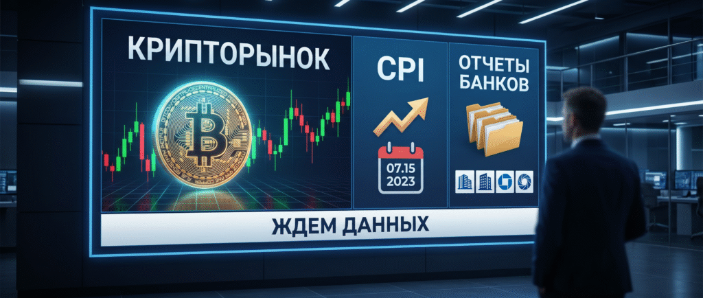 Крипторынок ждет CPI и отчетов банков