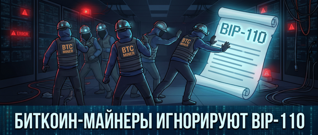 Биткоин-майнеры игнорируют BIP-110