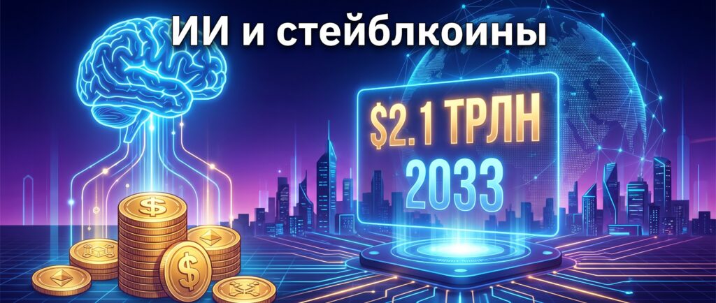 ИИ и стейблкоины принесут $2,1 трлн к 2033