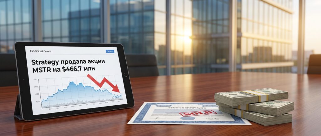 Strategy продала акции MSTR на $466,7 млн