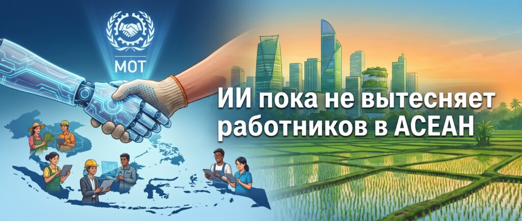МОТ: ИИ пока не вытесняет работников в АСЕАН