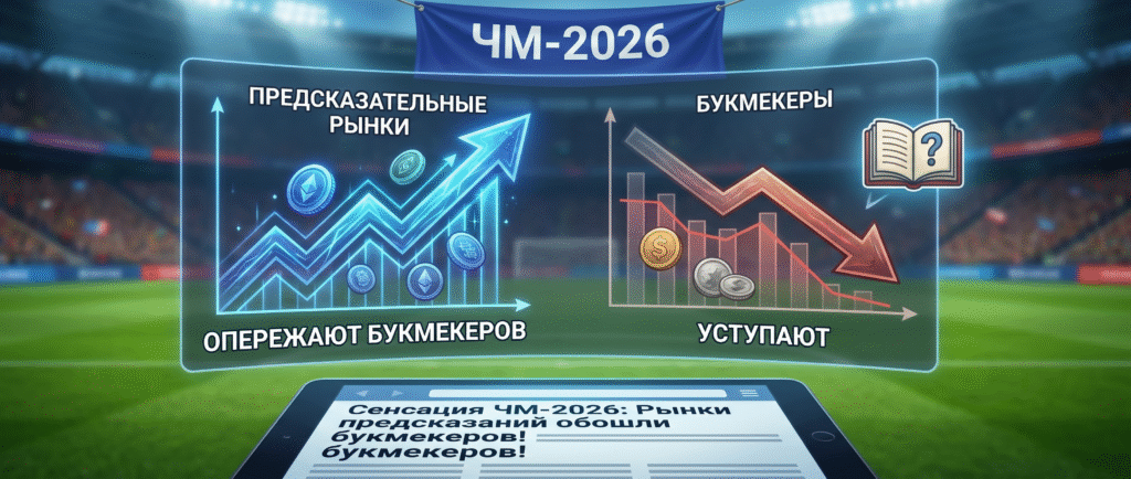 Рынки предсказаний обошли букмекеров на ЧМ-2026