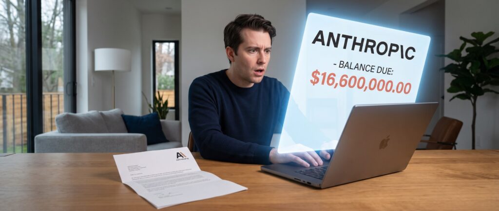 Anthropic выставил пользователю счет на $16,6 млн