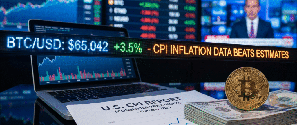 Биткоин превысил $65 000 на фоне данных по CPI
