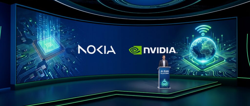Nokia представила AI-RAN платформу на базе Nvidia