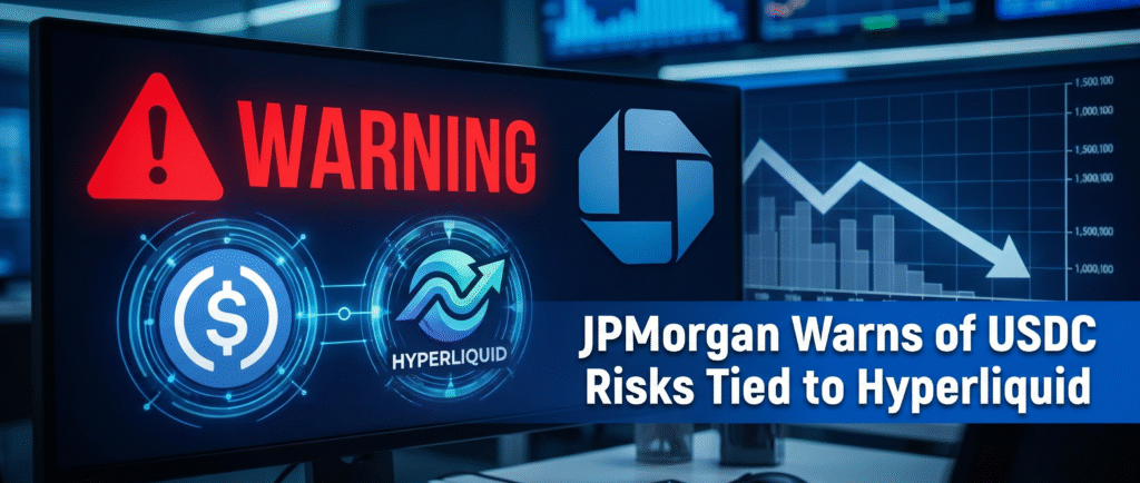 JPMorgan предупредил о рисках для USDC из-за Hyperliquid