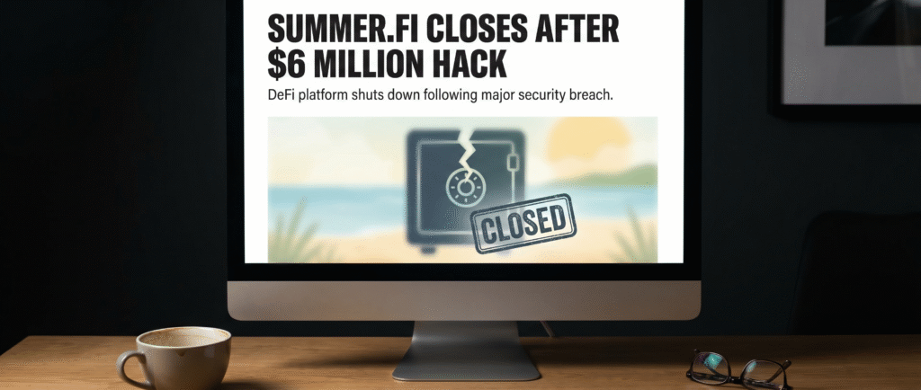 Summer.fi закрывается после взлома на $6 млн