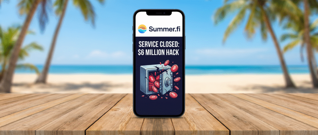Summer.fi закрывается после взлома на $6 млн