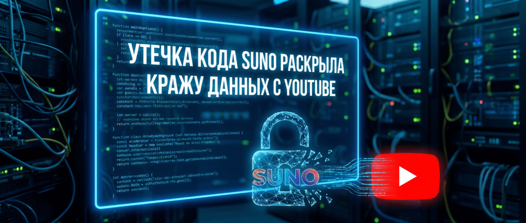 Утечка кода Suno раскрыла кражу данных с YouTube
