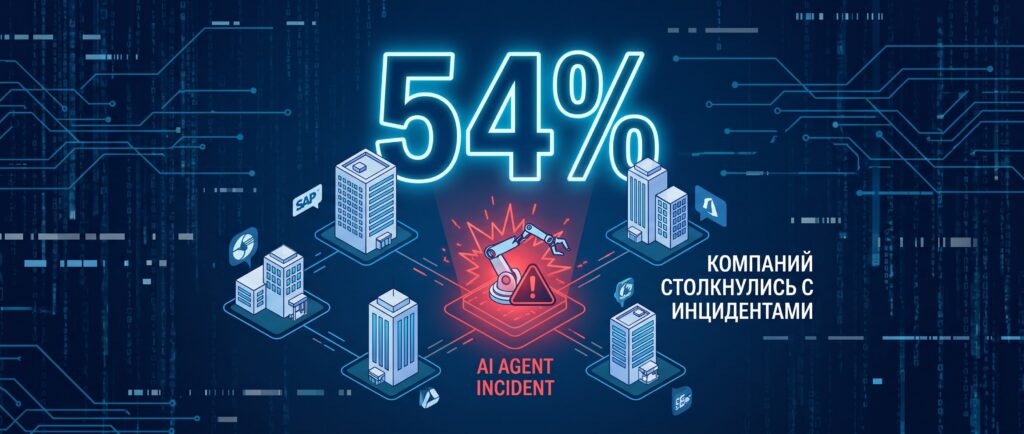 54% компаний столкнулись с инцидентами ИИ-агентов