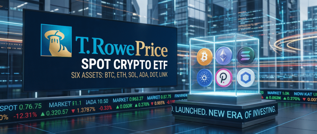 T. Rowe Price запустил спотовый ETF на шесть криптовалют