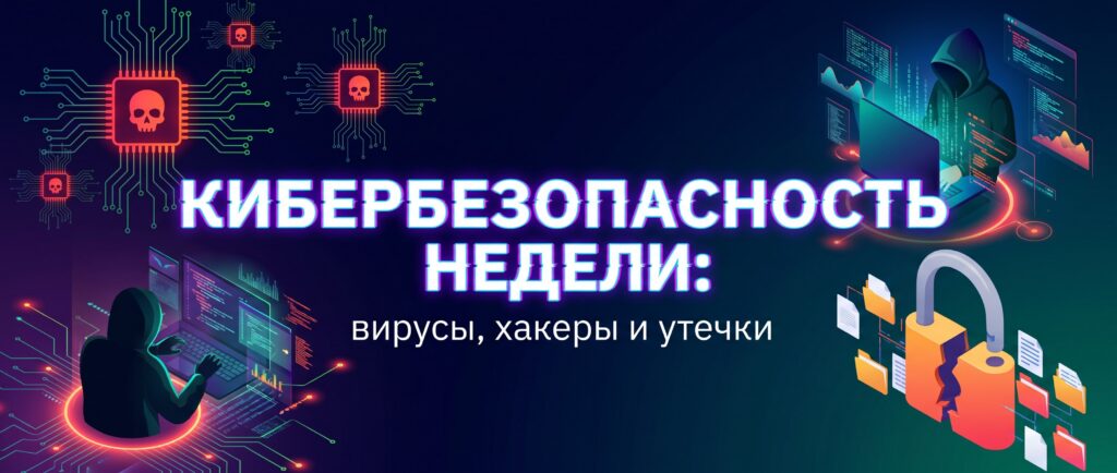 Кибербезопасность недели: вирусы, хакеры и утечки