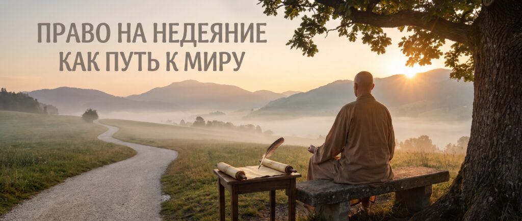 Право на недеяние как путь к миру