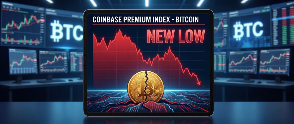 Индекс Coinbase Premium по биткоину обновил антирекорд