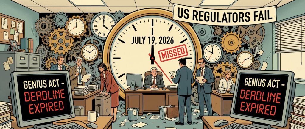 Регуляторы США сорвали дедлайн GENIUS Act