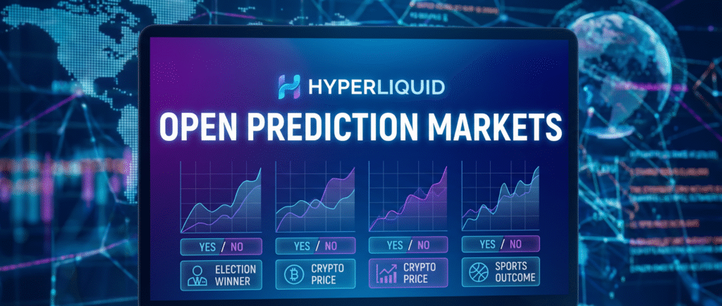 Hyperliquid добавит открытые рынки предсказаний