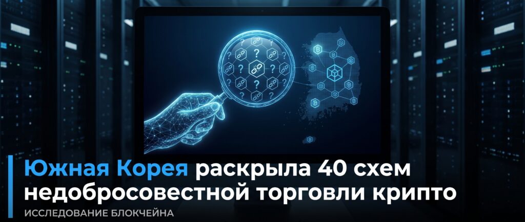 Южная Корея раскрыла 40 схем недобросовестной торговли крипто