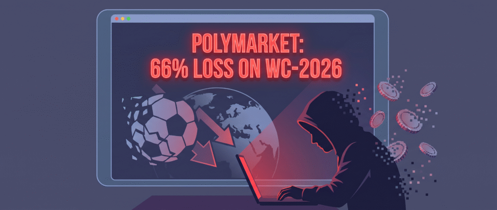 66% трейдеров Polymarket потеряли на ЧМ-2026