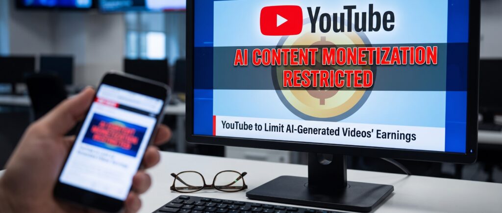 YouTube ограничит монетизацию ИИ-контента