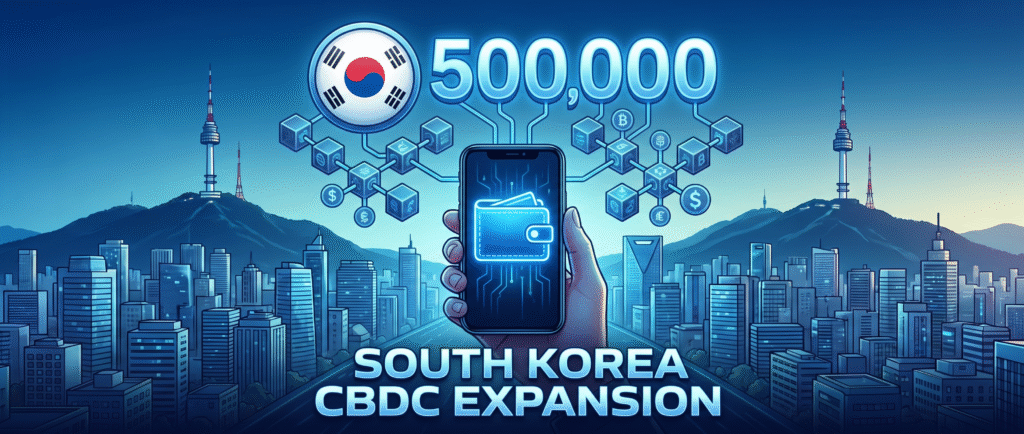 Южная Корея расширяет пилот CBDC до 500 000 кошельков