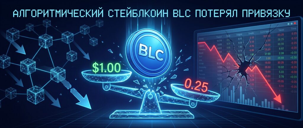 Алгоритмический стейблкоин BLC потерял привязку