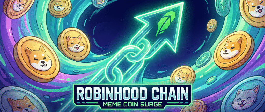 Robinhood Chain взлетела на мем-коинах