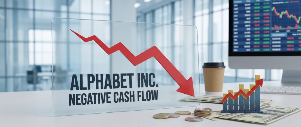Alphabet впервые получила отрицательный денежный поток