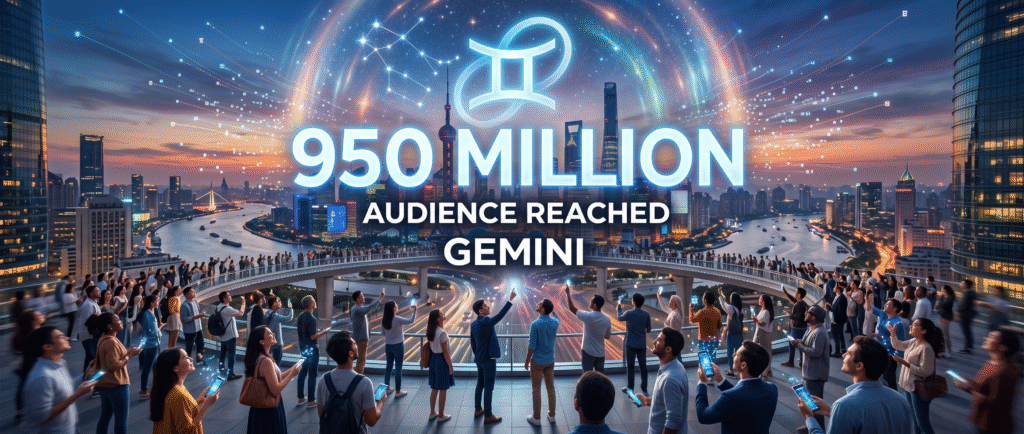 Аудитория Gemini достигла 950 миллионов