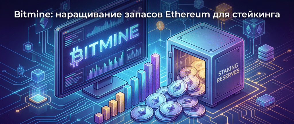 Bitmine нарастила запасы Ethereum для стейкинга