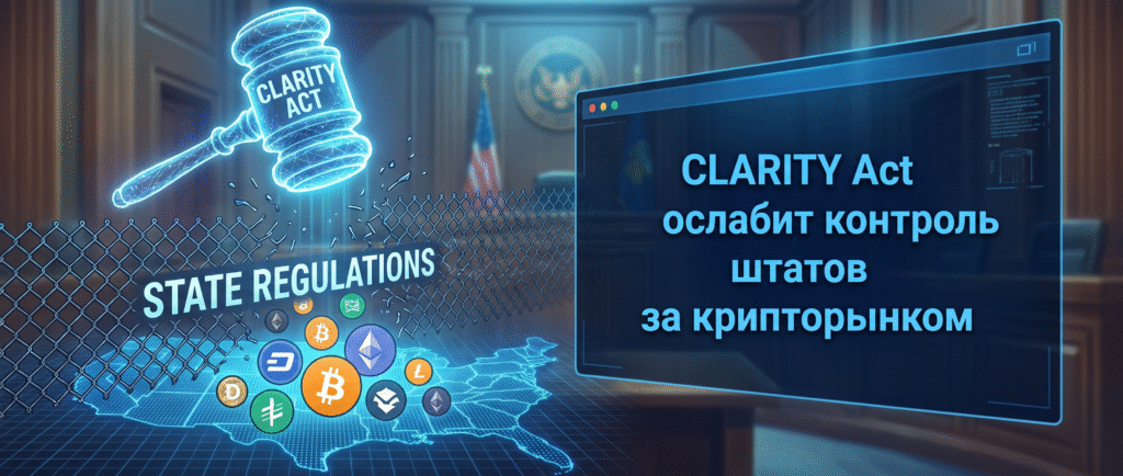 CLARITY Act ослабит контроль штатов за крипторынком