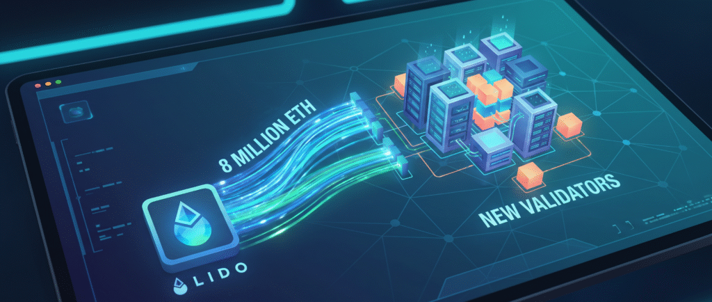 Lido обновился: 8 млн ETH переведут на новые валидаторы