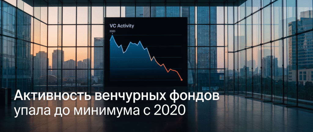 Активность венчурных фондов упала до минимума с 2020
