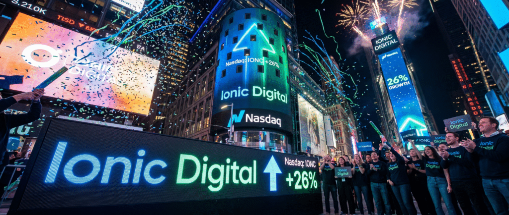 Ionic Digital вышла на Nasdaq с ростом 26%