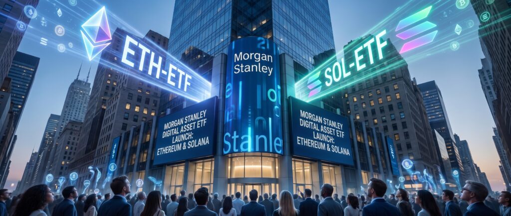 Morgan Stanley запустил ETF на Ethereum и Solana