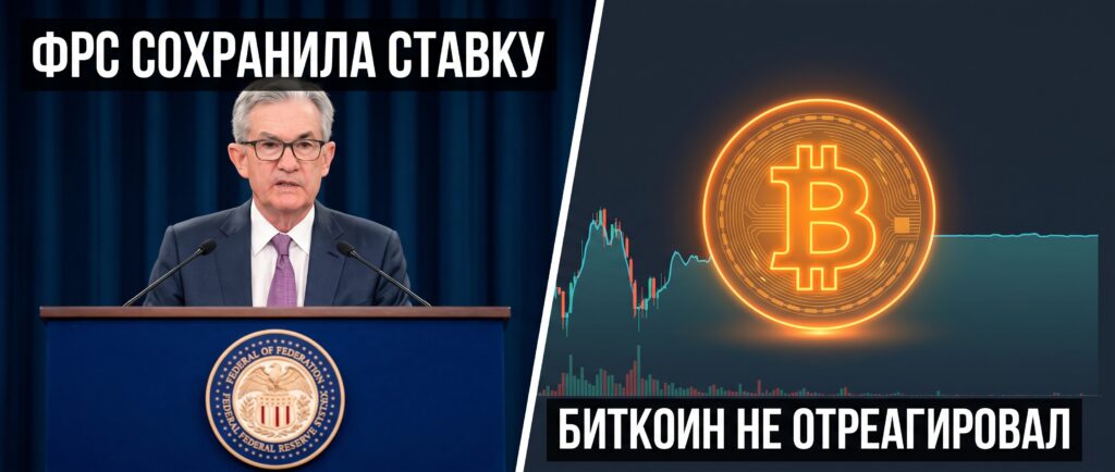 ФРС сохранила ставку, биткоин не отреагировал